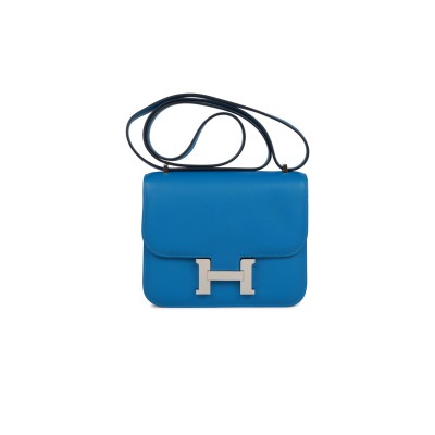 HERMES CONSTANCE 18 EVERCOLOR PALLADIUM HARDWARE (18*15*4cm)
